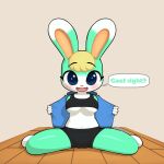  2021 a_z_artist absurd_res animal_crossing anthro bottomwear bra breasts buckteeth camel_toe clothed clothing crossgender female hi_res jacket lagomorph leporid looking_at_viewer mammal mtf_crossgender nintendo open_clothing open_jacket open_mouth open_smile open_topwear rabbit sasha_(animal_crossing) shorts smile solo sports_bra spread_legs spreading teeth topwear under_boob underwear video_games 