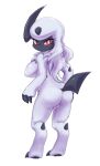  absol anthro anthrofied big_breasts breasts butt ehada female fur genitals hair hi_res nintendo pok&eacute;mon pok&eacute;mon_(species) pok&eacute;morph pussy solo video_games white_body white_fur white_hair 