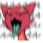  aaaaaaaaaaa animated eyelashes eyes_closed female green_sclera green_tounge kobold looking_at_viewer meme open_mouth red_body red_skin reptile scalie screaming short_playtime simple_background solo sorc tongue tongue_out white_background yelling 