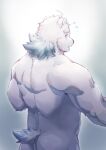  2021 anthro black_nose butt fur hi_res kemono knights_college male mammal paul_(knights_college) polar_bear solo ursid ursine video_games visual_novel white_body white_fur youhei79384157 