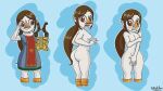  16:9 absurd_res anthro avian breasts butt clothed clothed/nude clothing covering covering_breasts female harp hi_res infrayellow looking_at_viewer looking_back medli musical_instrument nintendo nipples nude plucked_string_instrument red_eyes rito solo string_instrument the_legend_of_zelda video_games widescreen wind_waker 