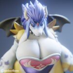  1:1 3d_(artwork) anthro armband armwear bandai_namco bat_wings big_breasts black_sclera blue_body blue_fur blue_hair boss_monster bovid bowser breasts canid canine caprine chiropteran chunkerbuns claws cleavage clothed clothing collar crown curvy_figure depth_of_field digimon digimon_(species) digital_media_(artwork) dipstick_ears elbow_gloves fan_character female fingerless_gloves floppy_ears fox fur fusion gloves goat hair handwear hi_res horn huge_breasts hybrid koopa krystal mammal mario_bros mature_female membrane_(anatomy) membranous_wings multicolored_body multicolored_ears multicolored_fur nintendo red_eyes renamon rouge_the_bat scalie sega signature slightly_chubby solo sonic_the_hedgehog_(series) spiked_armband spiked_collar spikes star_fox tiara toriel two_tone_body two_tone_fur undertale undertale_(series) video_games voluptuous watermark white_body white_fur wide_hips wings yellow_body yellow_fur 