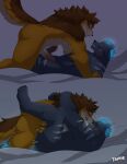  abs absurd_res anal anthro balls barrel_(live-a-hero) bed butt canid canine canis chuurow duo embrace erection fire flaming_hair flaming_mane furlong_(live-a-hero) furniture genitals hi_res hug hyaenid kissing lifewonders live-a-hero male male/male male_penetrated male_penetrating mammal muscular muscular_anthro muscular_male nipples nude pecs penetration penis pseudo_hair pseudo_mane romantic romantic_couple sex video_games wolf 