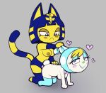  &lt;3 2021 achybreakfast ambiguous_penetration animal_crossing ankha_(animal_crossing) anthro anthro_on_anthro anthro_penetrated anthro_penetrating anthro_penetrating_anthro bite biting_lip biting_own_lip blonde_hair blue_hair breasts claws dildo doggystyle domestic_cat duo ear_pull felid feline felis female female/female female_penetrated female_penetrating female_penetrating_female francine_(animal_crossing) from_behind_position grey_background hair hi_res interspecies lagomorph leporid looking_back looking_pleasured mammal mostly_nude nintendo nipples penetration rabbit self_bite sex sex_toy simple_background strapon strapon_sex toying_partner video_games white_body yellow_body 