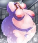  anthro breasts domestic_pig female hi_res mammal overweight robthehoopedchipmunk shower solo suid suina sus_(pig) 
