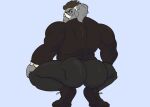  2021 absurd_res anthro back_muscles bartholomew_martins biceps big_butt biped black_hair boxedbread broly_culo butt clothed clothing colored crouching digital_drawing_(artwork) digital_media_(artwork) elephantid eyewear footwear glasses grey_body grey_skin hair hi_res hot_milk_pose huge_butt looking_at_viewer looking_back male mammal mature_(disambiguation) mature_male meme muscular muscular_anthro muscular_arms muscular_butt muscular_male muscular_thighs pachyderm proboscidean rear_view shaded shoes simple_background solo thick_thighs tight_clothing topwear trunk tusks 