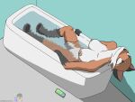  4:3 anthro bathtub canid canine depression ehs female fox fox_girl_(ehs) hi_res mammal mishiranui-san sad seen slypon solo telegram 