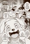  absurd_res anthro araizumi_funaka bodily_fluids canid canine canis clothed clothing comic dark_ishihara dirty domestic_dog duo empty_eyes english_text hi_res kaneinu_kosuke kemono looking_at_viewer male mammal open_mouth procyonid raccoon sad shower shower_room smile standing sweat text translated 