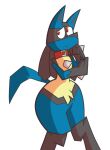  absurd_res alpha_channel bash_the_lucario collar collar_only fighting_pose hi_res lucario male nintendo pembrokewkorgi pok&eacute;mon pok&eacute;mon_(species) pose red_collar simple_background solo transparent_background video_games wide_hips 