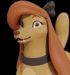  3d_(artwork) accessory animated black_background blender_(software) canid canine canis collar digital_media_(artwork) dixie_(fath) domestic_dog expression_sheet female feral hair_accessory hair_bow hair_ribbon highwizard mammal ribbons short_playtime simple_background solo source_filmmaker 