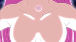  akashiya_moka animated animated_gif breasts dual_persona inner_moka large_breasts lowres multiple_girls nipples nude pink_hair rosario+vampire screencap 