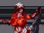  4:3 angry anthro big_breasts blood blood_on_clothing blood_on_face blood_on_hand blood_splatter bodily_fluids bottomless bovid bovid_horn bovid_taur breasts caprine caprine_horn caprine_taur chain clothed clothing corpse darky_karnos death digital_drawing_(artwork) digital_media_(artwork) dripping_blood duo female fur gore grey_body grey_fur grey_hair hair hi_res horn huge_breasts human inmates_clothing killing larger_female lexy_the_sheep_taur male male/female mammal mammal_taur muscular mutilated_face mutilation ram_horn rampage restraints scp-6714 scp_foundation security_guard security_uniform shackles sharp_teeth sheep sheep_taur simple_background size_difference taur teeth tied_clothing yellow_eyes 