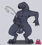  1mp 2_toes alien anthro arbiter_(halo) balls big_balls bodily_fluids claws cum cum_drip cumshot dripping ejaculation feet genital_fluids genitals halo_(series) hi_res male microsoft muscular muscular_male penis sangheili sketch solo thick_penis toes video_games xbox_game_studios 