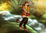  anthro blizzard_entertainment bovid bovine clothing female firekeeper77 mammal solo tauren video_games warcraft waterfall 