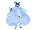  accessory anthro areola aurora_minora_(character) belly big_areola big_belly big_breasts big_butt black_lips blue_body blue_hair bodily_fluids breasts butt claws collar colored_nails curvy_figure digital_media_(artwork) ear_piercing feet feet_ring female fingers furgonomics genitals hair huge_breasts huge_butt huge_hips huge_thighs hyper hyper_breasts hyper_hips hyper_thighs jewelry lips mammal markings multicolored_hair nails nidorina nintendo nipple_piercing nipples nude overweight pentagram piercing pok&eacute;mon pok&eacute;mon_(species) purple_hair pussy ring simple_background smile solo sweat tacofoxbrazil tail_accessory tail_collar tattoo teeth thick_thighs two_tone_hair video_games voluptuous voluptuous_female wide_hips 