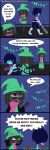  1:3 absurd_res anthro bovid caliluminos caprine comic dark darkness deltarune dummy duo english_text fluffy goat hi_res human kris_(deltarune) magician male mammal melee_weapon monster nulmes prince ragesei ralsei royalty sword text undertale_(series) video_games weapon 