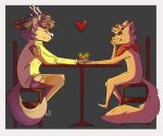  &lt;3 6:5 alexhuntsbooty anthro biped clothed clothing duo fan_character fluffoxtea fluffy handwear hi_res league_of_legends male mammal neck_tuft riot_games romantic romantic_ambiance romantic_couple size_difference teemo_the_yiffer tuft video_games yordle 