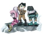  adventure alpha_channel anthro asiri_gavil boots cervid clothing cold eyewear female footwear goggles group hi_res hooves isa_sturmi jacket lagomorph leporid male mammal mephitid mountain mountaineer rabbit skunk snow tilian_pinatre toony topwear turkojar winter_clothing 