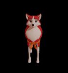  3d_(artwork) animated balto_(film) blender_(software) canid canine canis digital_media_(artwork) domestic_dog expression_sheet female feral fur highwizard jenna_(balto) mammal red_body red_fur short_playtime solo 