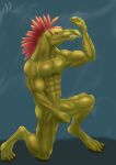  abs alien feathers halo_(series) hi_res jar_kruit kig-yar male microsoft muscular nude scalie solo video_games voka-art xbox_game_studios 