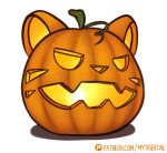  2019 alpha_channel food fruit jack-o&#039;-lantern mytigertail not_furry plant pumpkin 