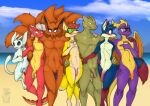  absurd_res activision animal_humanoid anthro asian_mythology balls beach black_sclera blue_body blue_fur blush brown_hair canid canid_humanoid canine canine_humanoid casual_nudity dragon east_asian_mythology exhibitionism eyewear flaccid flexing foreskin fox fox_humanoid fox_spirit fur genitals goggles green_body green_scales group guardian_spirit hair hi_res horn humanoid kurama lgbt_pride lizard male mammal mammal_humanoid masters_of_the_universe mattel moon_studios mythology naruto netflix nude orange_body orange_fur ori ori_(series) ori_and_the_blind_forest penis pride_colors public public_nudity purple_body purple_scales red_body red_fur red_scales reptile rogelio scales scalie seaside she-ra_and_the_princesses_of_power spyro spyro_the_dragon sunglasses tenides video_games white_body white_fur white_hair wings yellow_body yellow_fur 