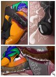 absurd_res aegis_aurora anal anal_penetration animal_genitalia animal_penis balls black_balls black_penis bodily_fluids butt close-up comic cum cum_in_ass cum_inside cum_while_penetrated cumshot cutie_mark double_penetration earth_pony ejaculation english_text equid equine equine_penis erection face_fucking faceless_character faceless_male fan_character fellatio feral feral_penetrated forced forced_oral genital_fluids genitals green_eyes group group_sex hands-free hasbro hi_res horse internal irrumatio little_bolt male male/male male_penetrated male_penetrating male_penetrating_male mammal medial_ring my_little_pony naarkerotics onomatopoeia oral oral_penetration penetrating_while_penetrated penetration penile penile_penetration penis penis_in_ass phenyanyanya pony questionable_consent saliva sex sound_effects spitroast tears text vein 