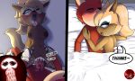  2021 2koma 5:3 5_fingers after_sex afterglow ahegao anthro anthro_on_anthro anthro_penetrated anthro_penetrating anthro_penetrating_anthro balls bed big_balls big_breasts big_penis blonde_hair blush bodily_fluids breasts brown_body brown_fur brown_inner_ear brown_nipples canid canine canis clothing comic cowgirl_position cuddling cum cum_from_pussy cum_in_pussy cum_in_uterus cum_inside cum_on_penis cum_on_stomach cum_splatter cutaway dexstar dialogue drooling duo embrace english_text eyes_closed eyeshadow female female_penetrated fingers from_front_position fucked_silly fur furniture genital_fluids genitals glans gloves grey_body grey_eyeshadow grey_fur hair handwear hi_res hip_grab humanoid_hands idw_publishing internal looking_pleasured looking_up makeup male male/female male_penetrating male_penetrating_female mammal nipples nude on_bed on_bottom on_top onomatopoeia penetration penis pink_glans red_penis saliva sega sex sonic_the_hedgehog_(comics) sonic_the_hedgehog_(idw) sonic_the_hedgehog_(series) sound_effects speech_bubble tan_inner_ear text thick_penis under_covers uterus whisper_the_wolf white_body white_clothing white_fur white_gloves white_handwear wolf yellow_body yellow_fur 