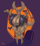  2021 absurd_res amogus anthro areola bat_symbol big_breasts big_ears bodily_fluids breasts clothing container cup dress drinking_glass drooling excessive_saliva eyeshadow fangs female full-length_portrait glass glass_container glass_cup halloween hi_res high_heels holidays huge_breasts kangaroo leaning leaning_forward long_tongue macropod makeup mammal marsupial muscular_thighs nails plunging_neckline portrait prehensile_tail redmoon83 saliva solo tombstone tongue torn_clothing vampire_costume wine_glass 