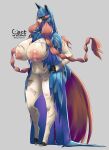  absurd_res anthro anthrofied big_breasts breasts female genitals hi_res legendary_pok&eacute;mon nintendo pok&eacute;mon pok&eacute;mon_(species) pok&eacute;morph pubes pussy scar solo the_lost_artist video_games zacian 