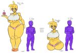  2021 amputee animatronic anthro anthrofied areola avian beakless bib big_breasts bird black_sclera blush blush_stickers breasts chicken clothing cupcake curvaceous curvy_figure disability duo eyelashes female five_nights_at_freddy&#039;s five_nights_at_freddy&#039;s_2 food galliform gallus_(genus) holding_object human larger_female little_hareboy machine male mammal nipple_slip nipples non-mammal_breasts panties phasianid plate purple_body quadruple_amputee robot sharp_teeth simple_background size_difference smaller_male smile teeth thick_thighs toy_chica_(fnaf) under_boob underwear video_games voluptuous white_eyes wide_hips william_afton_(fnaf) yellow_body 
