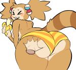  :3 aliasing ambiguous_gender anthro banana big_breasts big_butt blush bottomwear breasts brown_body brown_fur butt butt_focus butt_grab butt_squish chubby_female clementyne clothing countershading curvy_figure digital_media_(artwork) disembodied_hand duo eating eyes_closed female female/ambiguous female_focus food fruit fur grabbing_from_behind grope groping_from_behind hair hand_on_butt haplorhine head_turned mammal markings monkey panties pattern_bottomwear pattern_clothing pattern_panties pattern_underwear plant primate simple_background slightly_chubby solo_focus squish striped_bottomwear striped_clothing striped_markings striped_panties striped_tail striped_underwear stripes super_monkey_ball tail_markings tan_body tan_countershading thick_thighs tied_hair underwear voluptuous white_background yanyan yellow_panties 