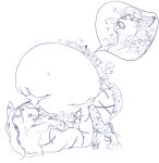  2015 ahegao anthro belly big_belly blue_and_white bodily_fluids canid canine canis cowgirl_position cum cum_belly cum_in_pussy cum_inflation cum_inside dalthios duo felid female fey from_front_position fucked_silly genital_fluids hair hi_res holding_belly hungrysuccubus hyper hyper_belly inflation interspecies larger_male leg_grab leopard licking licking_lips line_art looking_pleasured male male/female mammal messy_hair monochrome muscular muscular_anthro muscular_male neck_tuft nude on_bottom on_top open_mouth pantherine penetration sex size_difference smaller_female story story_in_description tongue tongue_out tuft tzelle vaginal vaginal_penetration wolf 