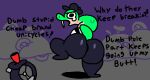  angry animated anthro big_butt butt female huge_butt lucy_swallows reptile scalie short_playtime snake solo superiorfoxdafox unicycle 