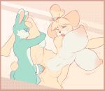  absurd_res animal_crossing anthro balls blush border bouncing_breasts breasts butt canid canine canis digital_media_(artwork) domestic_dog duo female female_penetrated genitals girly hi_res isabelle_(animal_crossing) lagomorph larger_female leg_glider_position leporid looking_pleasured male male/female male_penetrating male_penetrating_female malitestar mammal motion_lines navel nintendo nipples nude orange_border penetration penile penile_penetration penis penis_in_pussy pussy rabbit raised_leg sasha_(animal_crossing) sex shih_tzu size_difference small_waist smaller_male thrusting tongue tongue_out toy_dog vaginal vaginal_penetration video_games wide_hips 
