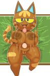  animal_crossing anthro big_breasts breast_play breasts butt_from_the_front darky disembodied_penis domestic_cat felid feline felis female genitals hi_res katt_(animal_crossing) male male/female mammal nintendo nude penis pussy sex titfuck video_games 