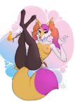  2021 absurd_res anthro big_breasts braixen breasts butt canid canine claws digital_media_(artwork) dipstick_tail ear_piercing ear_ring fan_character female fire fur genitals hair hi_res inner_ear_fluff legs_up looking_at_viewer mammal markings mary_(hipcat) multicolored_body multicolored_fur multicolored_hair nintendo nipples nude pawpads piercing pok&eacute;ball pok&eacute;mon pok&eacute;mon_(species) pose pussy simple_background smile solo stick tail_markings thick_thighs toe_claws togaed tuft two_tone_body two_tone_fur two_tone_hair video_games white_body white_fur yellow_body yellow_fur 