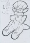  2021 anthro anthrofied blush bodily_fluids breasts cute_fangs ear_piercing ear_ring female forehead_gem genital_fluids genitals graphite_(artwork) hands_on_thighs kneeling luna_(lunaris_parukia) lunaris_parukia navel nintendo nipples nude open_mouth open_smile piercing pok&eacute;mon pok&eacute;mon_(species) pok&eacute;morph pussy pussy_juice seiza sitting smile solo traditional_media_(artwork) video_games weavile 