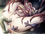  anal bdsm blood bondage bound censored double_penetration insertion ma_wo_jutai_seshi_otome_no_kuetsu monster monster_rape multiple_insertions nishina_shouko nude object_insertion rape saburoo spread_legs tentacle vaginal 