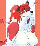  2021 absurd_res alvaz anthro athena(alvaz) big_breasts breasts canid canine canis domestic_dog female fur hi_res mammal red_body red_fur smile solo 