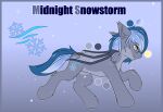  bat_pony blue_border border equid equine eyewear glasses hasbro hi_res horse male mammal midnight_snowstorm model_sheet my_little_pony pony running snowstormbat solo 