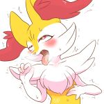  &lt;3 &lt;3_eyes 1:1 2021 4_fingers ahegao ambiguous_gender anthro blush braixen canid canine chest_tuft cute_fangs eye_roll fingers fur icon kemono looking_pleasured mammal mochimochi39mo nintendo open_mouth pok&eacute;mon pok&eacute;mon_(species) portrait reaction_image red_body red_fur signature solo tongue tongue_out tuft video_games white_body white_fur yellow_body yellow_fur 