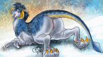  2020 aerosaur83 anthro anus blush breasts butt celeste_(s0c0m3) claws female flirting fur genitals horn nipples nude paws pinup pose presenting presenting_hindquarters presenting_pussy pussy raised_tail solo star_wars tauntaun 