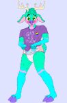  abu anthro antlers blue_body blue_fur blush bunnyhopps carnecalary cervid clean_diaper clothing diaper diaper_lover diapered ears_down embarrassed english_text eyebrows fur green_body green_eyes green_fur green_hair hair hi_res hooves horn infantilism jasper_(adeerboi) lgbt_pride male mammal pin_accessory pin_button pink_body pink_fur pink_stripes pivoted_ears pride_color_accessory pride_colors pride_pin profanity purple_clothing purple_hooves purple_nose purple_shirt purple_topwear rainbow_flag rainbow_pride_flag rainbow_symbol raised_eyebrows shirt shy simple_background six-stripe_rainbow_pride_colors solo stripes t-shirt text text_on_clothing text_on_shirt text_on_topwear topwear white_antlers white_diaper 