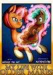  2021 absurd_res anibaruthecat duo english_text equid equine female feral friendship_is_magic hasbro hi_res horn male mammal my_little_pony stellar_flare_(mlp) text unicorn young 