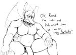  anthro balls big_penis dialogue english_text epic_games eye_scar eyebrows facial_scar feathered_crest feathers fortnite general_proton genitals goodbye_volcano_high head_crest head_scar humor male meme monochrome musclegut muscular narrowed_eyes nude penis pterodactylus pterosaur reed_(gvh) reptile ripley_(snoot_game) scalie scar sitting small_balls snoot snoot_game_(fan_game) solo squint text video_games wings 