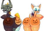  anthro big_butt bodypaint breasts butt chiropteran female hi_res huge_butt humanoid mammal matospectoru midna nintendo nipples nude rouge_the_bat sega simple_background sonic_the_hedgehog_(series) the_legend_of_zelda twili twilight_princess video_games white_background 