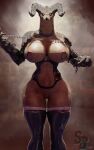  10:16 2020 3d_(artwork) animal_humanoid anthro bethesda bethesda_softworks big_breasts breasts chain claws clothed clothing collar corset deathclaw digital_media_(artwork) fallout female genitals horn humanoid leather leather_clothing lingerie looking_at_viewer nipple_piercing nipples piercing pussy reptile scalie simple_background solo solo_focus sowat-blend topwear video_games 