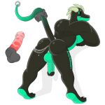  1:1 after_sex alpha_channel anal anthro balls bodily_fluids butt claws cum cum_inside duo genital_fluids genitals horn jack_dragon_(character) male male/male muscular notkastar penis piercing signature solo_focus 