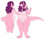  belly belly_rolls breasts durg_(artist) fan_character featureless_breasts featureless_crotch hair hi_res jellybean_the_dragon long_hair slightly_chubby star_motif 
